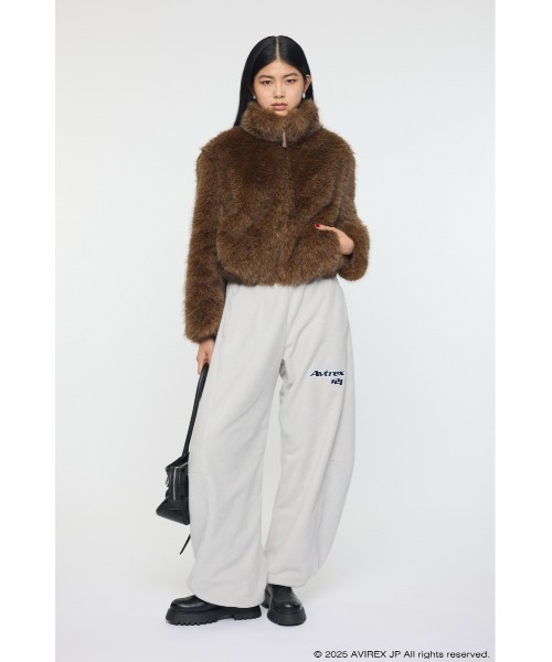 MOUSSY(マウジー)の「AVIREX FLEECE パンツ(その他パンツ・レディース・ブラック/杢グレー/レッド・FREE)」の20枚目の写真