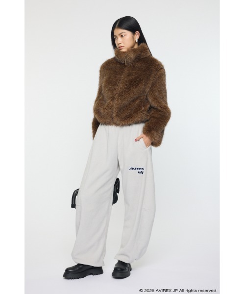 MOUSSY(マウジー)の「AVIREX FLEECE パンツ(その他パンツ・レディース・ブラック/杢グレー/レッド・FREE)」の21枚目の写真