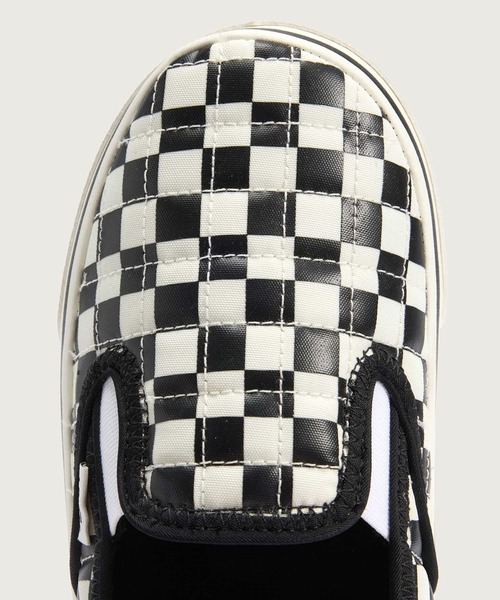 VANS(バンズ)の「スリッパー 2 / UA Slip-er 2 (CHECKERBOARD)B VN0A4UWOIB81(スリッポン・メンズ・ブラック×ホワイト・5/6/7/8/9/10/11/12/13/4)」の6枚目の写真