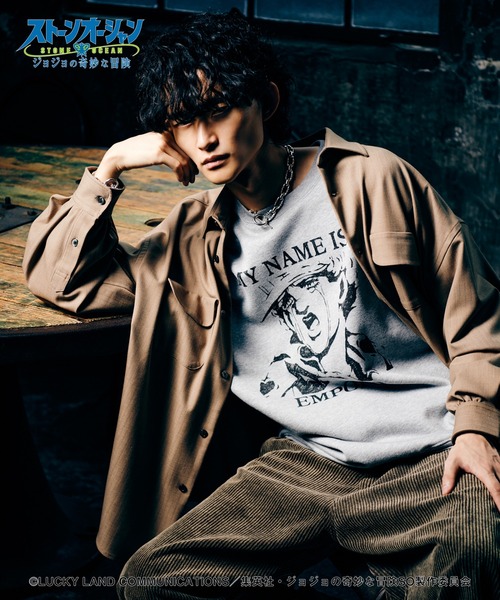 glamb（グラム）の「E・Alnino Sweat（スウェット・メンズ・グレー/ホワイト・XL/L/M/S）」の8枚目の写真