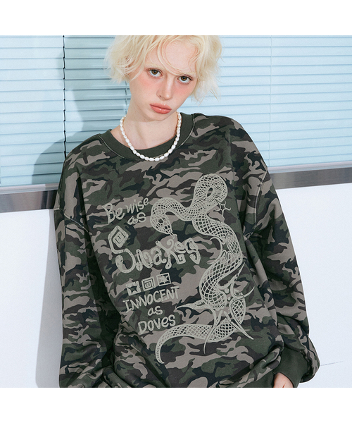 GAKKAI UNIONS(ガッカイユニオンズ)の「ワイズスネーク スウェット カモ(スウェット・レディース・その他・MEDIUM/LARGE/X-LARGE/SMALL)」の1枚目の写真