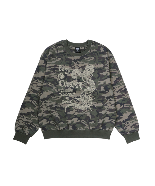 GAKKAI UNIONS(ガッカイユニオンズ)の「ワイズスネーク スウェット カモ(スウェット・レディース・その他・MEDIUM/LARGE/X-LARGE/SMALL)」の2枚目の写真