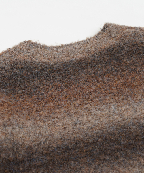 FRIZMWORKS(フリズムワークス)の「GRADATION BOUCLE KNIT _ BROWN(ニット/セーター・メンズ・その他・SMALL/MEDIUM/LARGE/X-LARGE)」の5枚目の写真