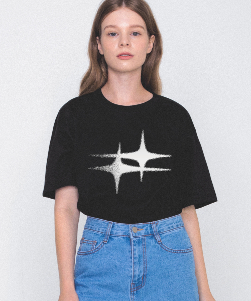 GRAVER（グレーバー）の「[ユニセックス]エターニティ 半袖Tシャツ_ブラック（Tシャツ/カットソー・レディース・ブラック・SMALL/MEDIUM/LARGE/X-LARGE）」の2枚目の写真
