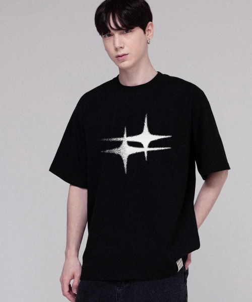 GRAVER（グレーバー）の「[ユニセックス]エターニティ 半袖Tシャツ_ブラック（Tシャツ/カットソー・レディース・ブラック・SMALL/MEDIUM/LARGE/X-LARGE）」の3枚目の写真