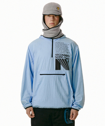 TEKET（テケット）の「Secondary Anorak Pullover Light Blue（ナイロンジャケット）」