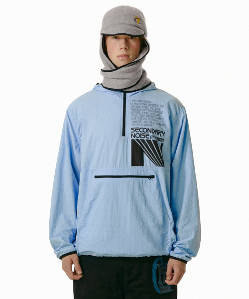 TEKET（テケット）の「Secondary Anorak Pullover Light Blue（ナイロンジャケット・メンズ・その他・SMALL/MEDIUM/LARGE）」の2枚目の写真