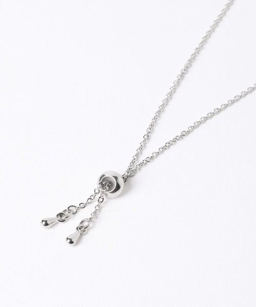 HARE（ハレ）の「リボンモチーフマグネットネックレス(HARE)（ネックレス・レディース・シルバー・FREE）」の5枚目の写真