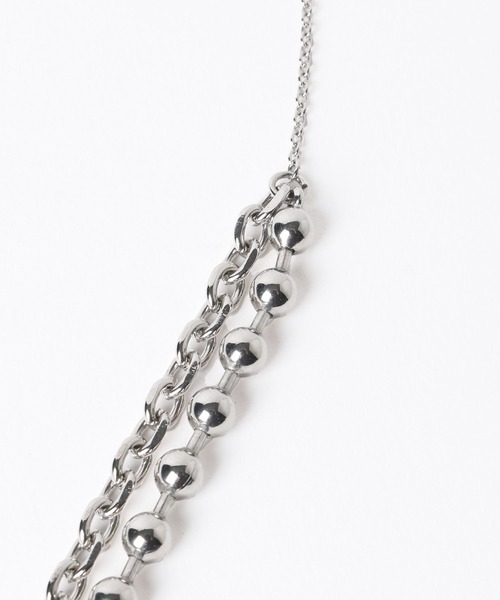 HARE（ハレ）の「リボンモチーフマグネットネックレス(HARE)（ネックレス・レディース・シルバー・FREE）」の6枚目の写真