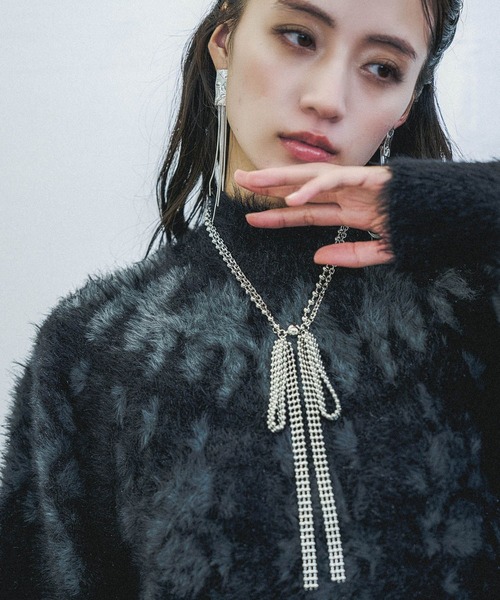 HARE（ハレ）の「リボンモチーフマグネットネックレス(HARE)（ネックレス・レディース・シルバー・FREE）」の14枚目の写真