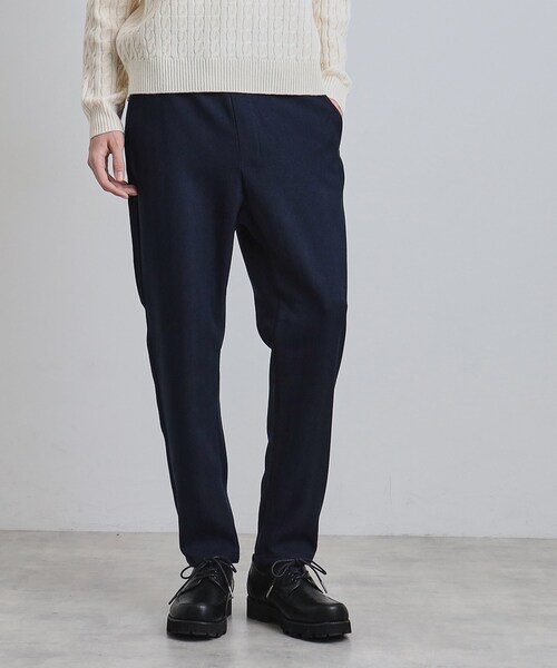 tk.TAKEO KIKUCHI(ティーケータケオキクチ)の「ウール調ヘリンボンイージーパンツ(その他パンツ・メンズ・ブラウン系その他/チャコールグレー/ネイビー・04/03/02)」の3枚目の写真