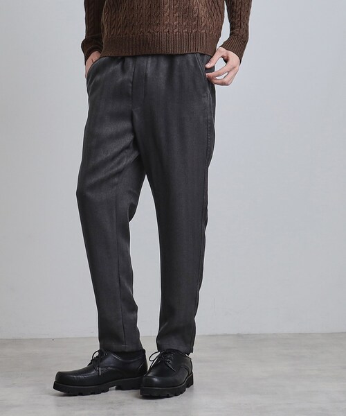tk.TAKEO KIKUCHI(ティーケータケオキクチ)の「ウール調ヘリンボンイージーパンツ(その他パンツ・メンズ・ブラウン系その他/チャコールグレー/ネイビー・04/03/02)」の22枚目の写真