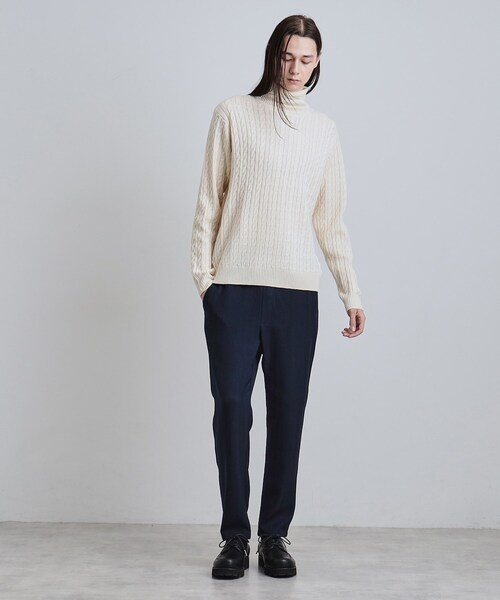 tk.TAKEO KIKUCHI(ティーケータケオキクチ)の「ウール調ヘリンボンイージーパンツ(その他パンツ・メンズ・ブラウン系その他/チャコールグレー/ネイビー・04/03/02)」の13枚目の写真