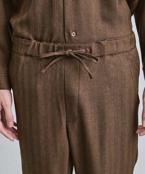 tk.TAKEO KIKUCHI(ティーケータケオキクチ)の「ウール調ヘリンボンイージーパンツ(その他パンツ・メンズ・ブラウン系その他/チャコールグレー/ネイビー・04/03/02)」の6枚目の写真