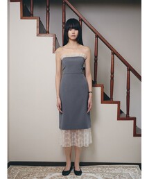 BEAMS SALON / レース コルセット ドレス ビームスサロン ［手洗い可］
