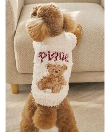 gelato pique（ジェラートピケ）の「【HOLIDAY】【CAT&DOG】ジェラートスノーベアジャガードプルオーバー（ペットウェア）」
