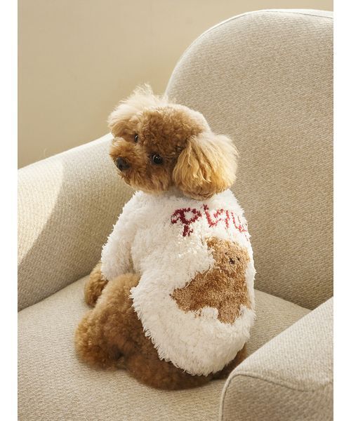 セール】【HOLIDAY】【CAT&DOG】ジェラートスノーベアジャガードプル