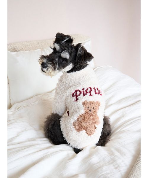 HOLIDAY】【CAT&DOG】ジェラートスノーベアジャガードプルオーバー