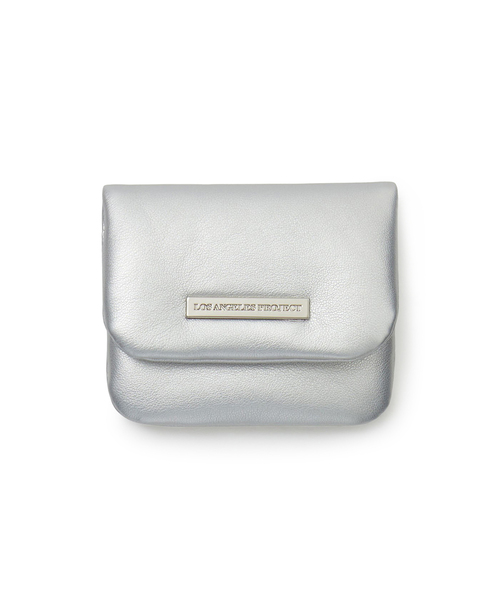 LAP(ラップ)の「FLAT MINI CROSS BAG AR7AB442(メッセンジャーバッグ・レディース・ブラック/シルバー・FREE)」の2枚目の写真