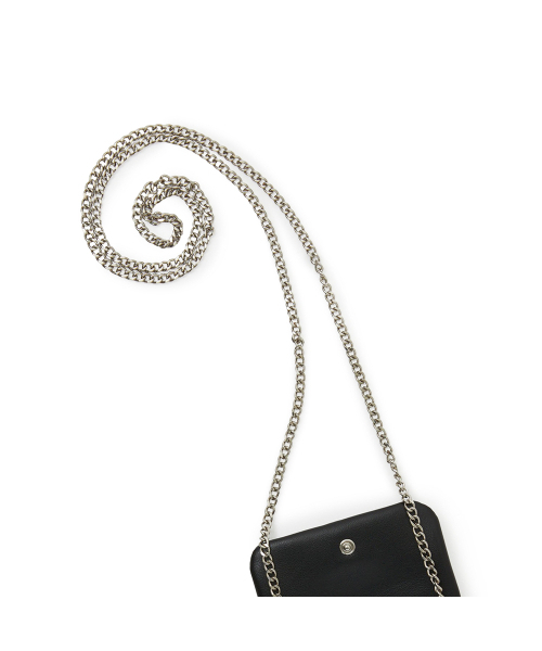 LAP(ラップ)の「FLAT MINI CROSS BAG AR7AB442(メッセンジャーバッグ・レディース・ブラック/シルバー・FREE)」の3枚目の写真