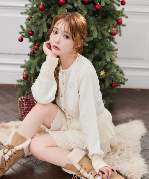 one after another NICE CLAUP（ワンアフターアナザーナイスクラップ）の「【HolidayCollection】イレヘム細プリーツミニスカート（スカート・レディース・ライトグレー/アイボリー/ブラック・FREE）」の13枚目の写真