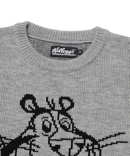 WKNDRS(ウィーキャンドース)の「KELLOGGS KNIT SWEATER (L.GREY)(ニット/セーター・レディース・その他・MEDIUM/LARGE/X-LARGE)」の6枚目の写真