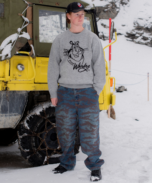 WKNDRS(ウィーキャンドース)の「KELLOGGS KNIT SWEATER (L.GREY)(ニット/セーター・レディース・その他・MEDIUM/LARGE/X-LARGE)」の2枚目の写真