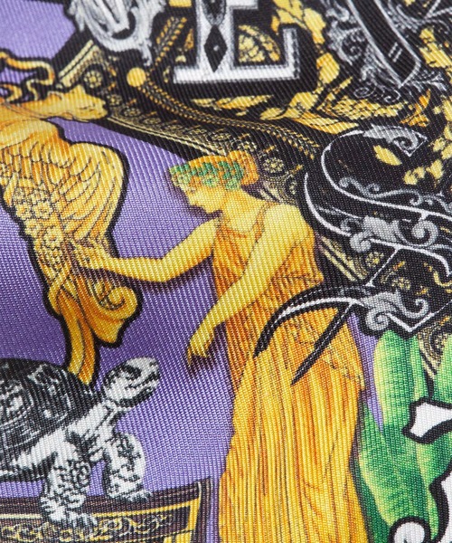 VERSACE（ヴェルサーチ）の「プリント シルク ツイル ネクタイ（ネクタイ・メンズ・ブラック系その他・ONE SIZE）」の4枚目の写真