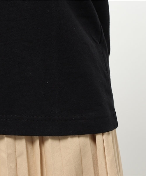 OUTLET（アウトレット）の「【Discoat Petit】16/-ポケ付VネックT（Tシャツ/カットソー・レディース・杢グレー/ブラック・FREE）」の4枚目の写真