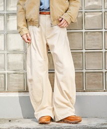 CONZ | CORDUROY CURVED LEG PANTS(スラックス)