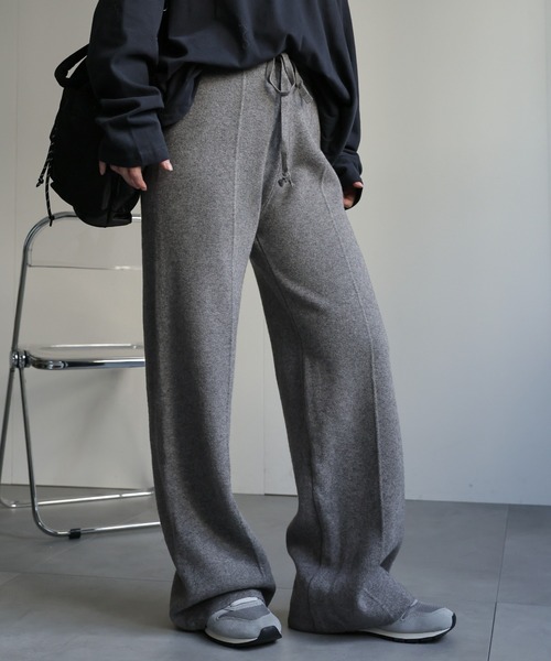 ap retro(アプレトロ)の「ニットラフパンツ(その他パンツ・レディース・ブラック/ブラウン/ベージュ/チャコール・FREE)」の17枚目の写真