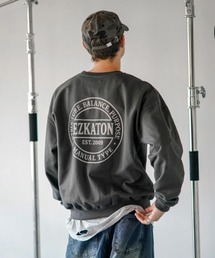 【EZKATON】Balance Code Heavy Cotton Sweatshirts/JUMT6900
