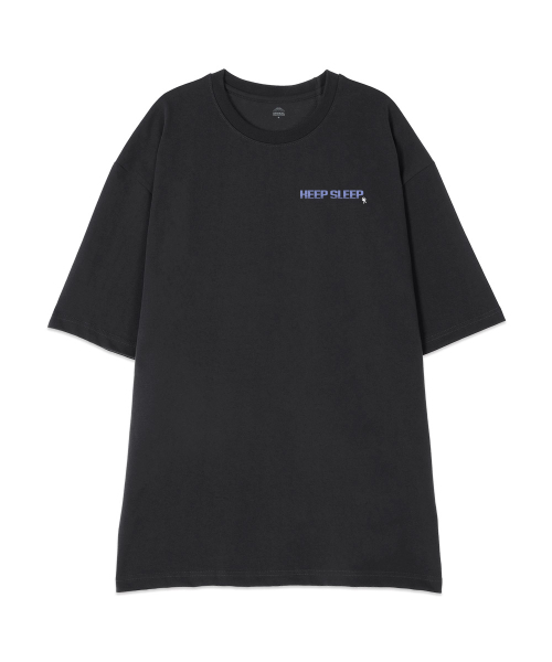 ASTRAL PROJECTION（アストラルプロジェクション）の「[オーバーサイズ]キープスリープ 13番手コットンラウンドネック半袖Tシャツ_チャコール（Tシャツ/カットソー・メンズ・その他・LARGE/MEDIUM/X-LARGE/XX-LARGE）」の2枚目の写真