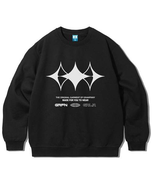 GRANFINNY（グランフィニ）の「シグニチャースウェットシャツ-ブラック（スウェット・レディース・ブラック・MEDIUM/LARGE/X-LARGE）」の3枚目の写真