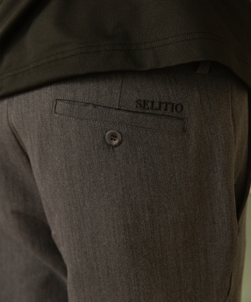 SELITIO(セレティオ)の「男性クラシックストレートフィットパンツグレー(その他パンツ・メンズ・グレー・30/32/34/36/38)」の4枚目の写真