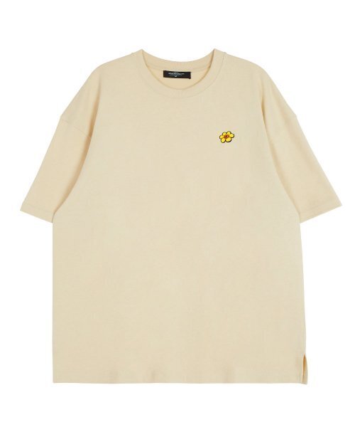 ASTRAL PROJECTION（アストラルプロジェクション）の「ホワイトチャークベアラウンドネック15番手コットン半袖Tシャツ_バター（Tシャツ/カットソー・レディース・その他・LARGE/X-LARGE/XX-LARGE）」の2枚目の写真
