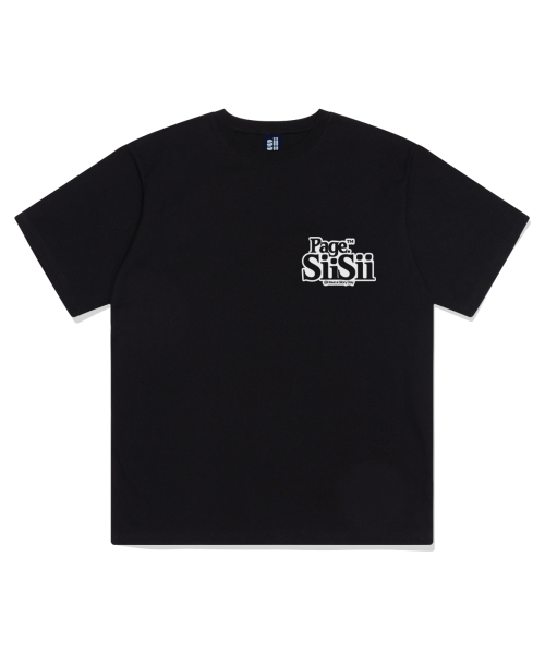 PAGESIISII(ページシシ)の「ベーシックスモールロゴプリント半袖Tシャツブラック(Tシャツ/カットソー・レディース・その他・LARGE/MEDIUM/SMALL)」の2枚目の写真