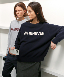 Whenever Wool Raglan Knit - Navy
