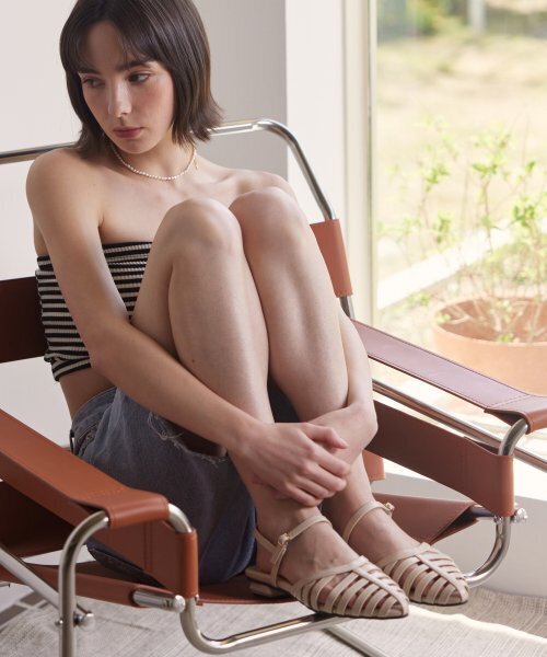 CESTI（セスティ）の「ステップシースルースリングバックサンダル (ベージュ)（サンダル・レディース・ベージュ・22.5cm/23cm/23.5cm/24cm/24.5cm/25cm）」の4枚目の写真