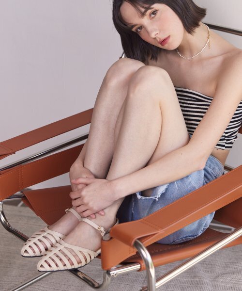 CESTI（セスティ）の「ステップシースルースリングバックサンダル (ベージュ)（サンダル・レディース・ベージュ・22.5cm/23cm/23.5cm/24cm/24.5cm/25cm）」の6枚目の写真
