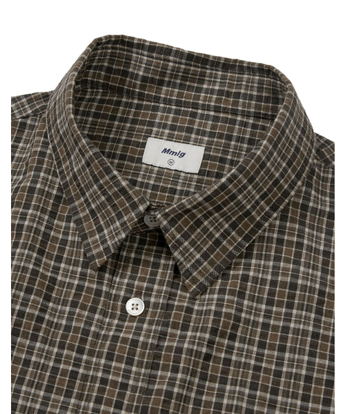 MMLG（エムエムエルジー）の「[Mmlg] SERIES SHIRT (BROWN)（シャツ/ブラウス・レディース・その他・SMALL/MEDIUM/LARGE/X-LARGE）」の6枚目の写真