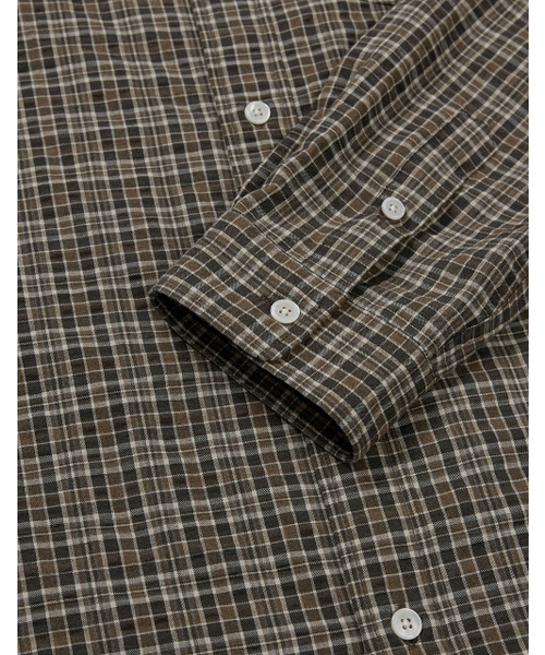 MMLG（エムエムエルジー）の「[Mmlg] SERIES SHIRT (BROWN)（シャツ/ブラウス・レディース・その他・SMALL/MEDIUM/LARGE/X-LARGE）」の8枚目の写真