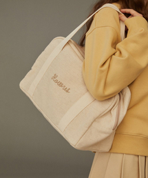 HOWUS（ホワス）の「BOSTON ECO BAG (CREAM BEIGE)（ボストンバッグ）」