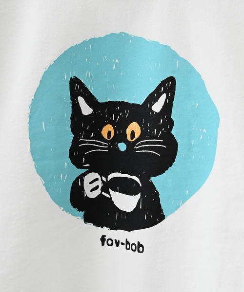 FOV(フォブ)の「フォブ F/B CAT L/S Tシャツ(Tシャツ/カットソー・キッズ・チャコールグレー/ベージュ系その他/ホワイト・100cm/110cm/120cm/130cm/90cm)」の13枚目の写真