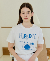 HAPPY BEAR T-SHIRT_IVORY