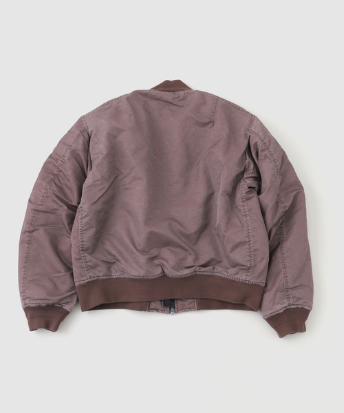 JOINT WORKS(ジョイントワークス)の「フェードナイロン パッファー MA-1 / Faded Nylon Puffer MA-1(MA-1・メンズ・ブラウン/ブラック・MEDIUM/LARGE)」の20枚目の写真