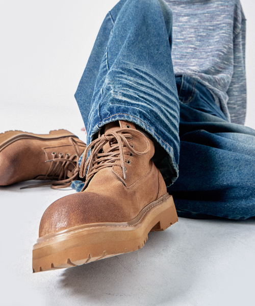 WETHEROAD（ウィーザロード）の「WTRD5116-1 Cameroon Suede 7 Hole Walker Camel Washing [230~290MM]（ブーツ・メンズ・その他・28cm/29cm/23cm/24cm/26cm/27cm/25cm）」の4枚目の写真