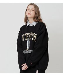 NP STUDIO（エヌピースタジオ）の「フィーダーズグラフィックオーバーサイズスウェットシャツブラック（スウェット）」