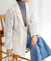 NOLLEY’S Sophi | モールレースジャケット(テーラードジャケット)