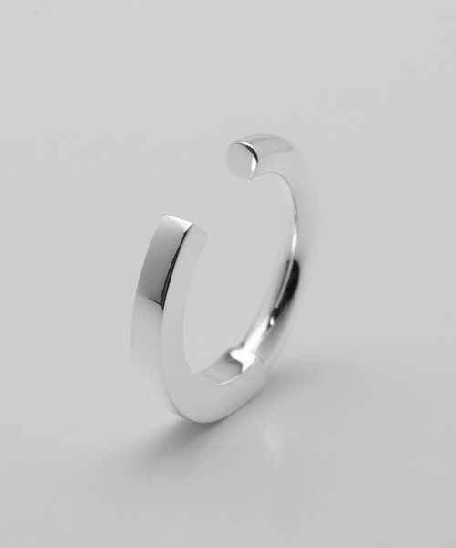 MAISON SPECIAL(メゾンスペシャル)の「《UNISEX》【Made In YAMANASHI Jewelry】〇□ Ring/山梨産〇□リング【MAISON SPECIAL/メゾンスペシャル】(リング・メンズ・シルバー・FREE)」の3枚目の写真